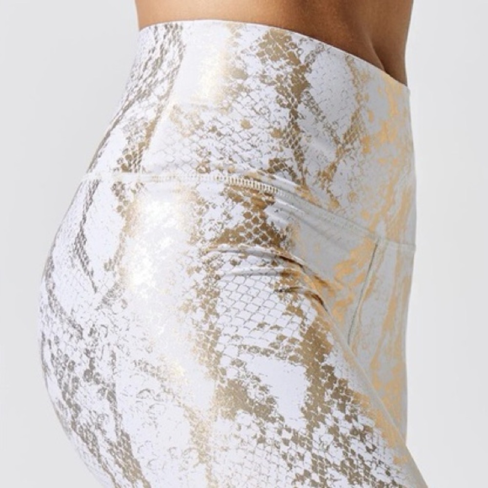 Carbon38 Metallic Snake High Rise Legging - image 3